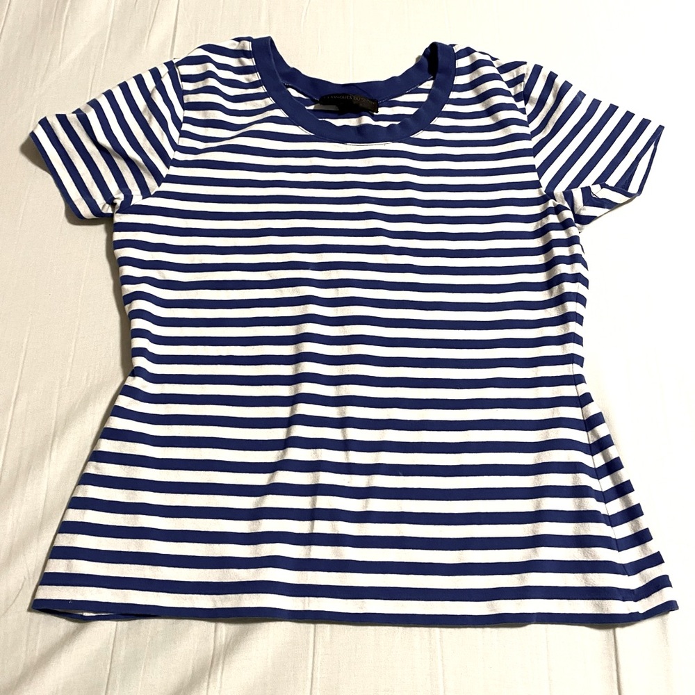 Striped Fitted and Stretchy T-shirt
